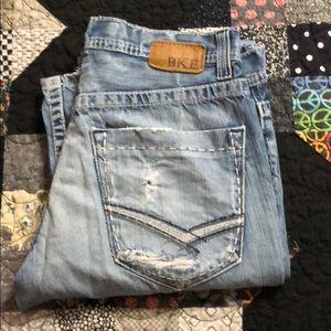 BKE Fulton men’s destroyed jeans size 31” X 34”
